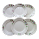 Set of 6 flat plates Orchies Moulin des Loups Irma model