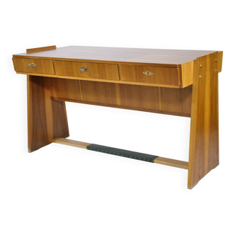 Mid-Century Design Walnut Desk, Germany, 1960s