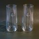 Lot de 2 verres avec épée gravée