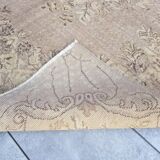 Beige Vintage Floral Carpet sku v623