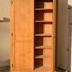 Parisian wardrobe solid oak raw 1940