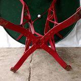 Eiffel style riveted metal garden table