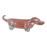 Dachshund crystal pocket tray Art Vannes