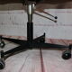 Office chair with wheels vintage skai design 1950