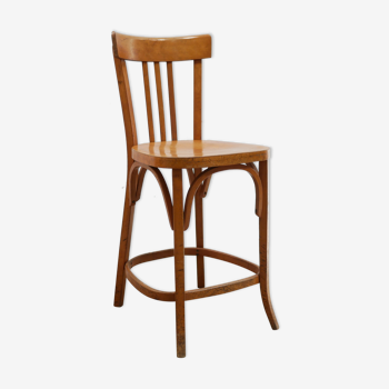 Vintage wooden bar chair by Baumann editions