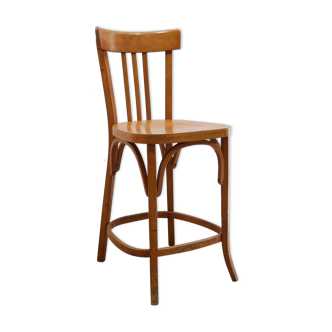 Vintage wooden bar chair by Baumann editions