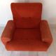 70s corduroy space age armchair