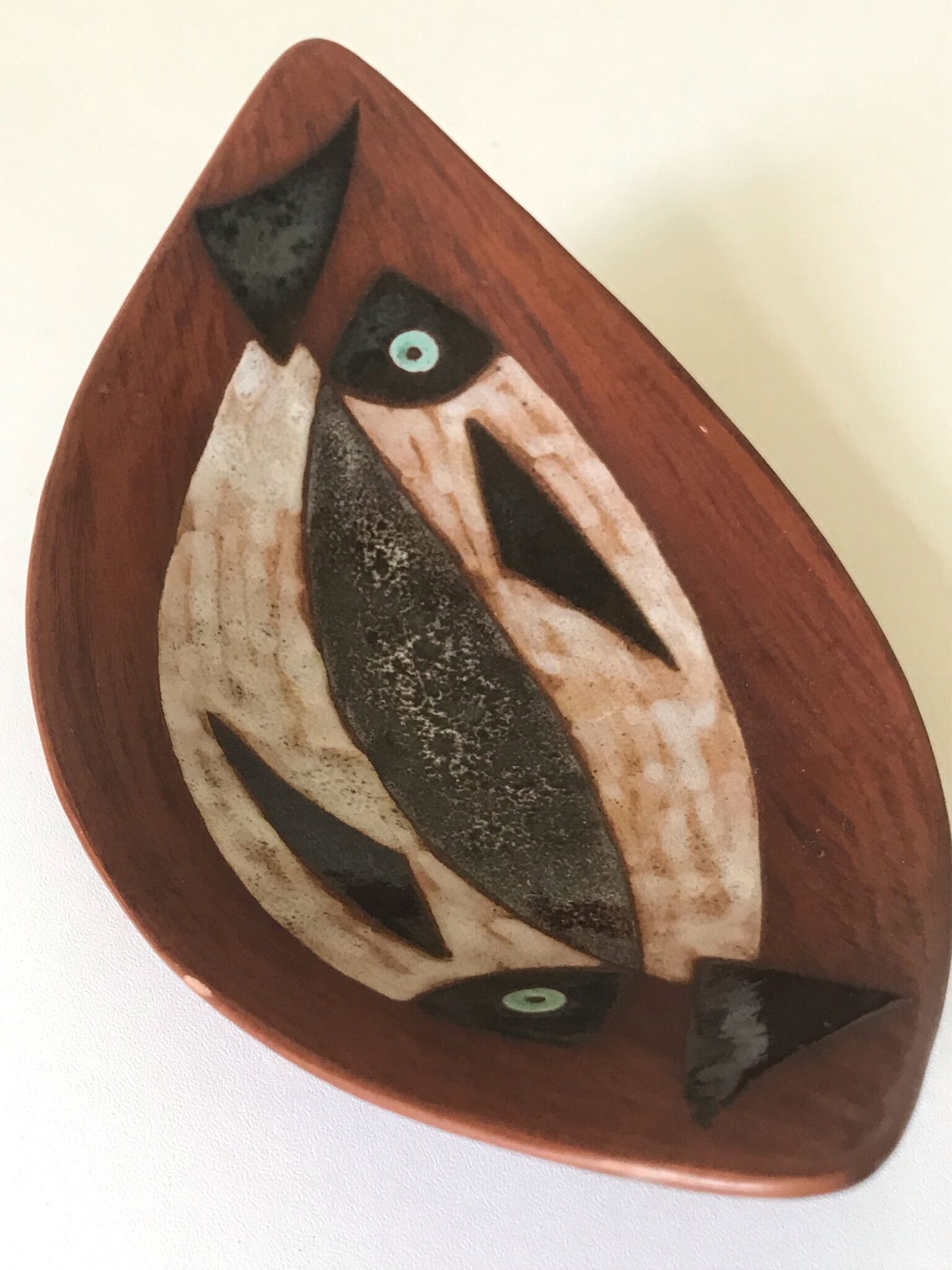 Empty cut danish ceramic pockets 60 signed