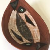 Empty cut danish ceramic pockets 60 signed