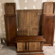 Louis-Philippe wardrobe in solid oak
