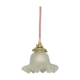Lampe baladeuse vintage - opaline polie