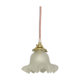 Vintage walking lamp - Polished Opaline