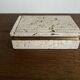 Travertine trinket box, Cerri Nestore, Italian work, 1970