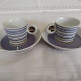 Lot de deux tasses en porcelaine de bernardaud