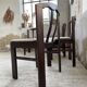 4 Scandinavian mahogany chairs
