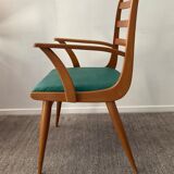 Scandinavian armchair from the 60s in solid beech