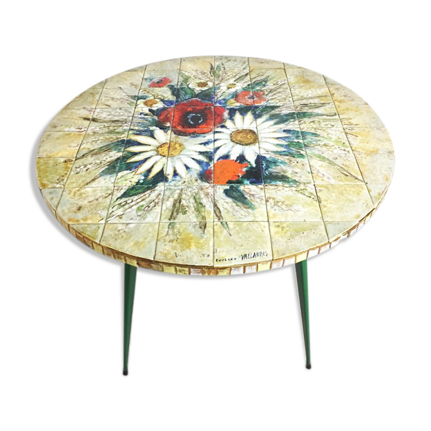 Table "Englander Chollat" Vallauris 1970