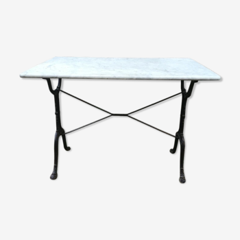 Marble tray bistro table