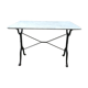 Table de bistrot plateau en marbre