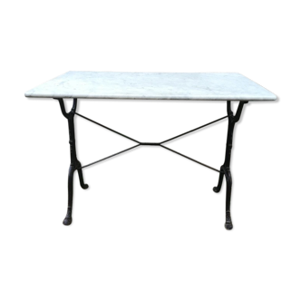 Marble tray bistro table