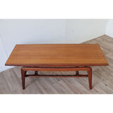 Scandinavian teak coffee table Samcom 1960 edition