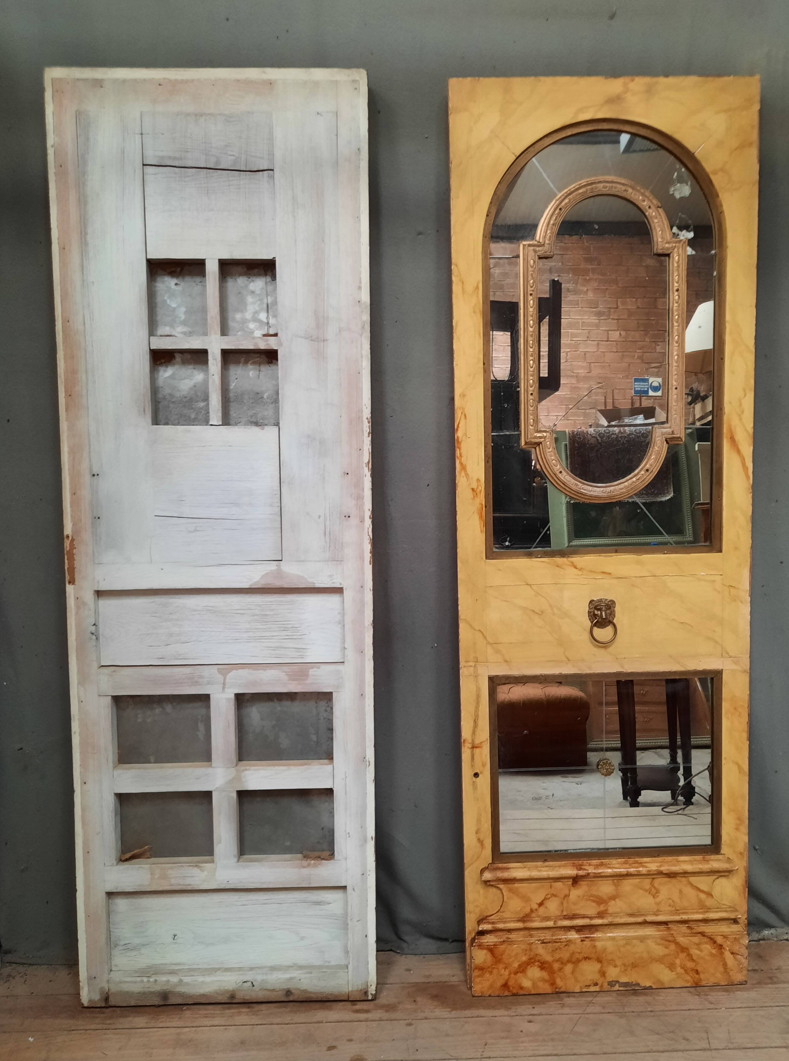 Pair of mirror panels