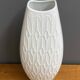 Large vintage white ceramic vase by Alka Kunst Bavaria