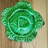 Vintage ceramic barbotine bonbonnière in the shape of a cabbage – 1950s