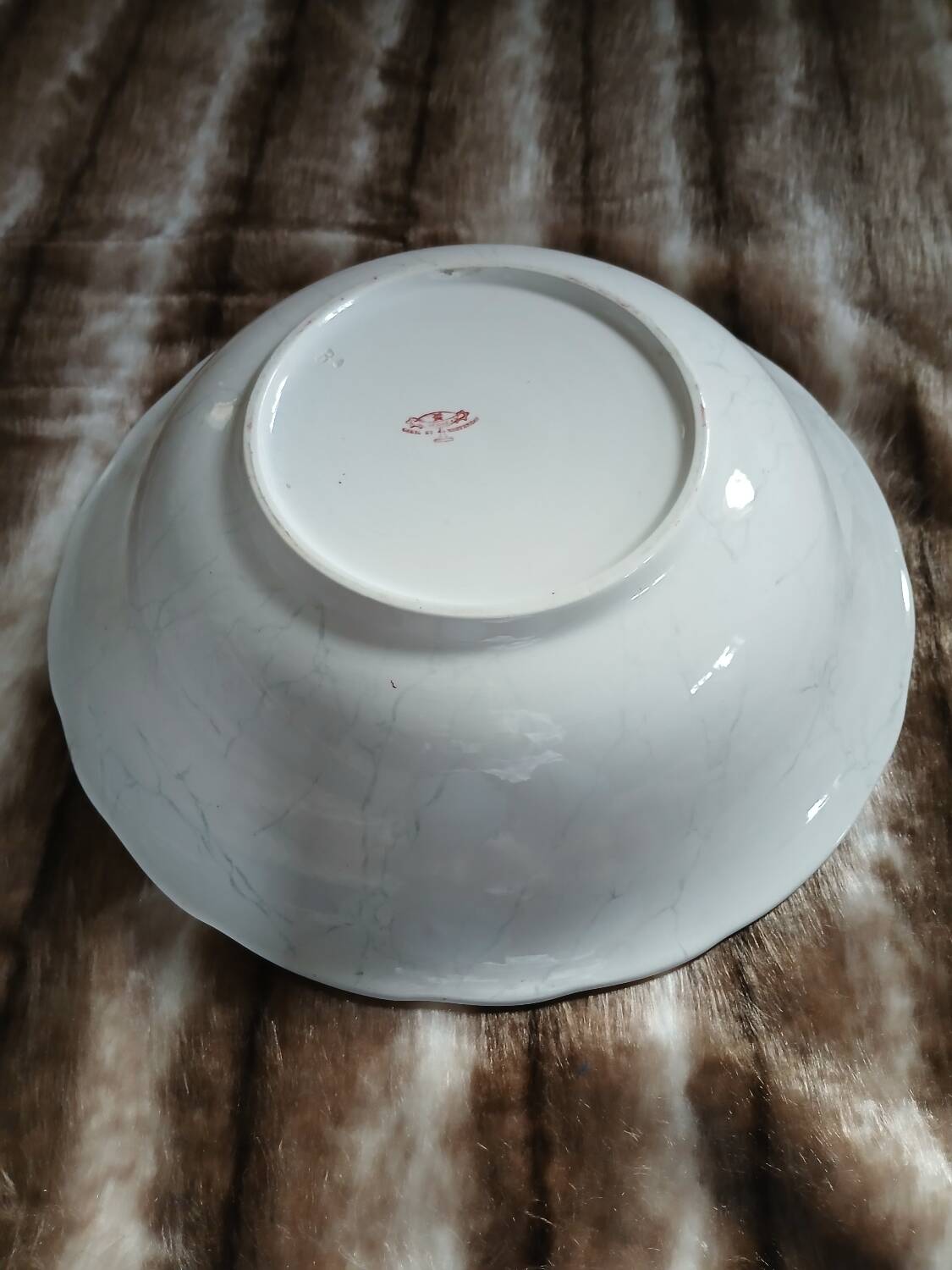 Large dish/old salad bowl Creil and Montereau