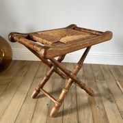 Folding stool in beech wood and mulching years 40-50