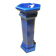 Sellette - colonne en faïence bleue
