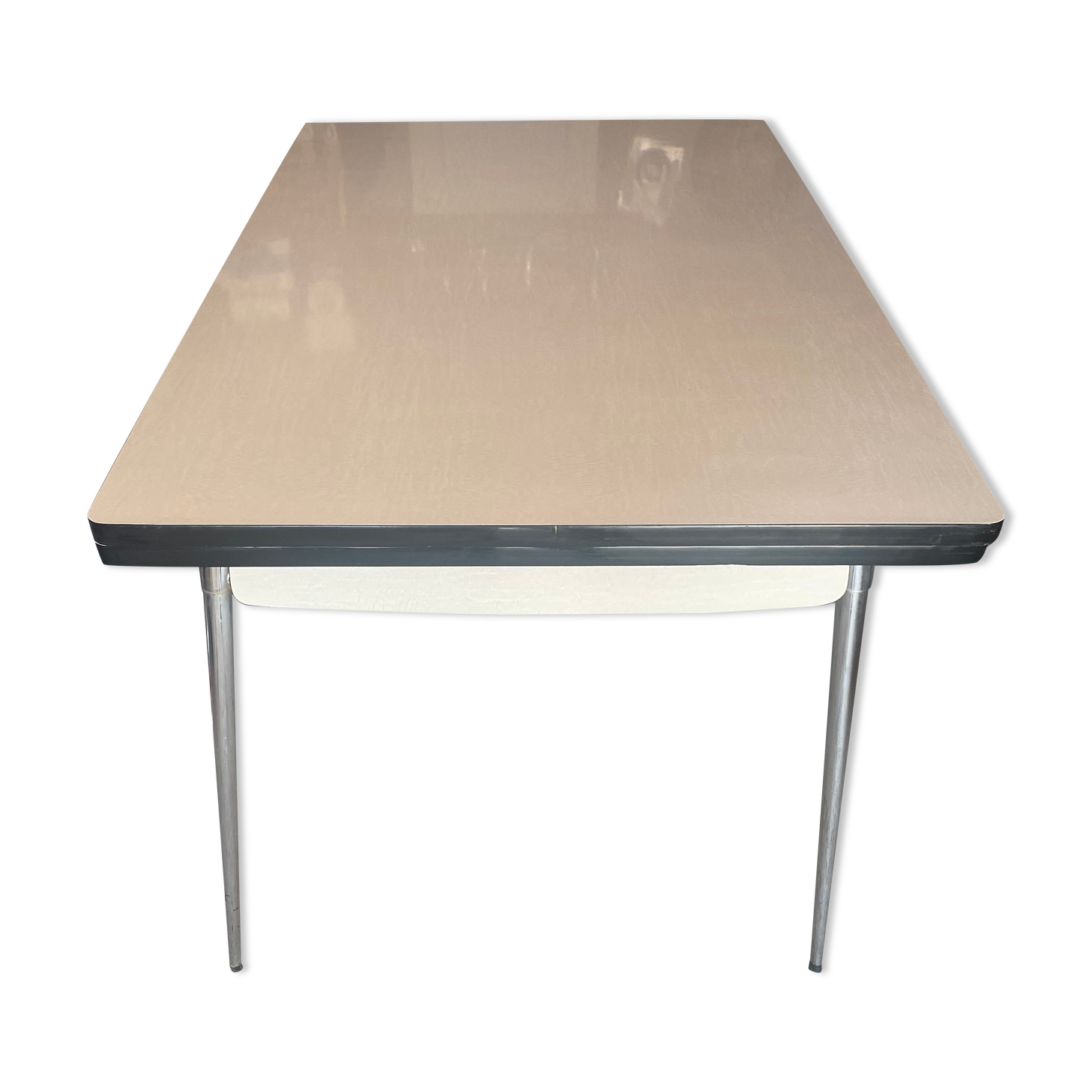 Vintage white formica table