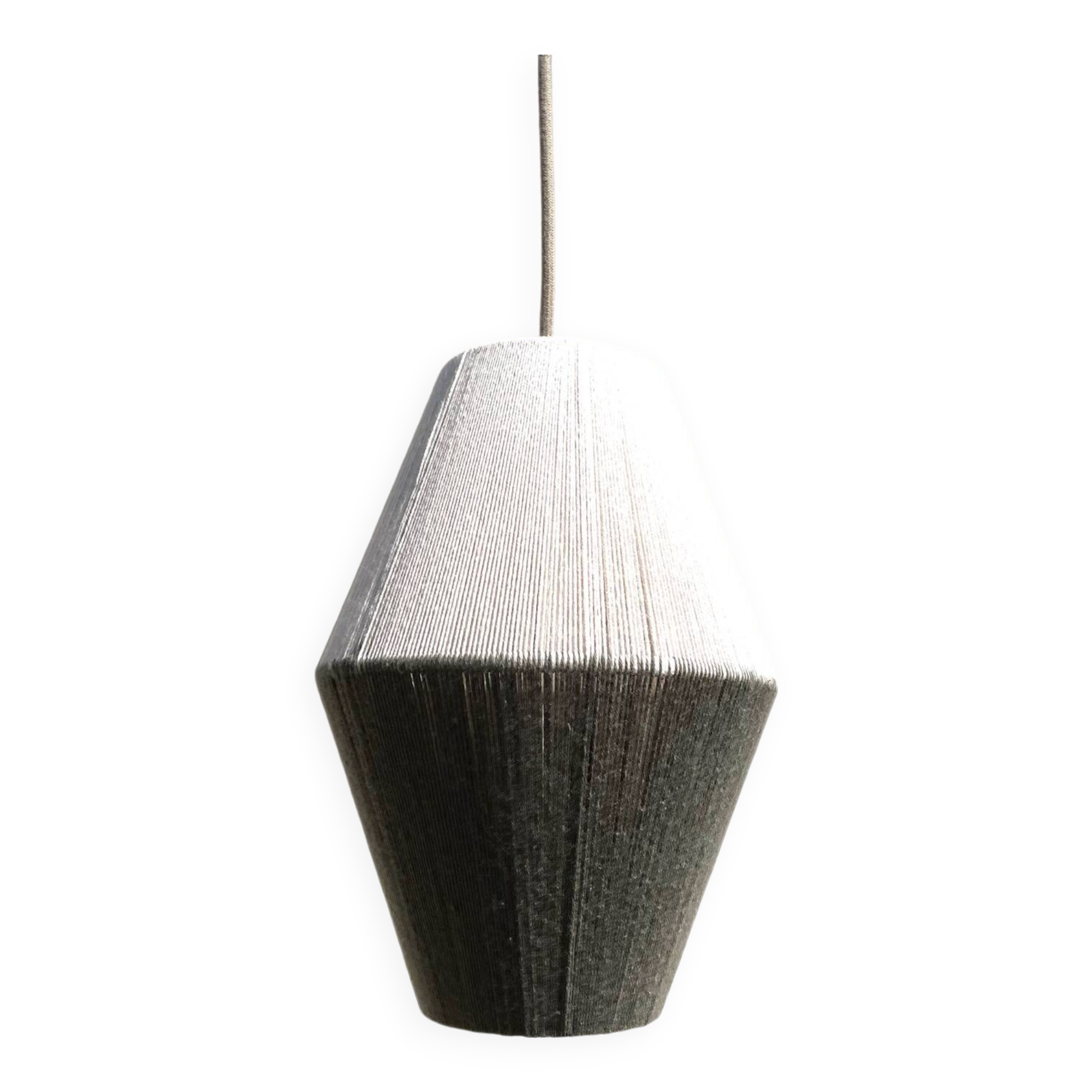 Cotton thread woven lamp