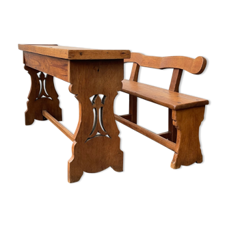 Desk and school bench 50s