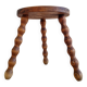 Antique wooden tripod stool