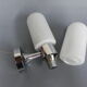Vintage wall lamp with 2 glass caps