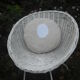 Pair of rattan basket chairs