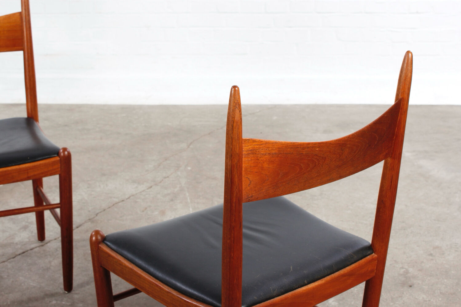 4er Set Teak Stühle von Vestervig Eriksen danish design Vintage