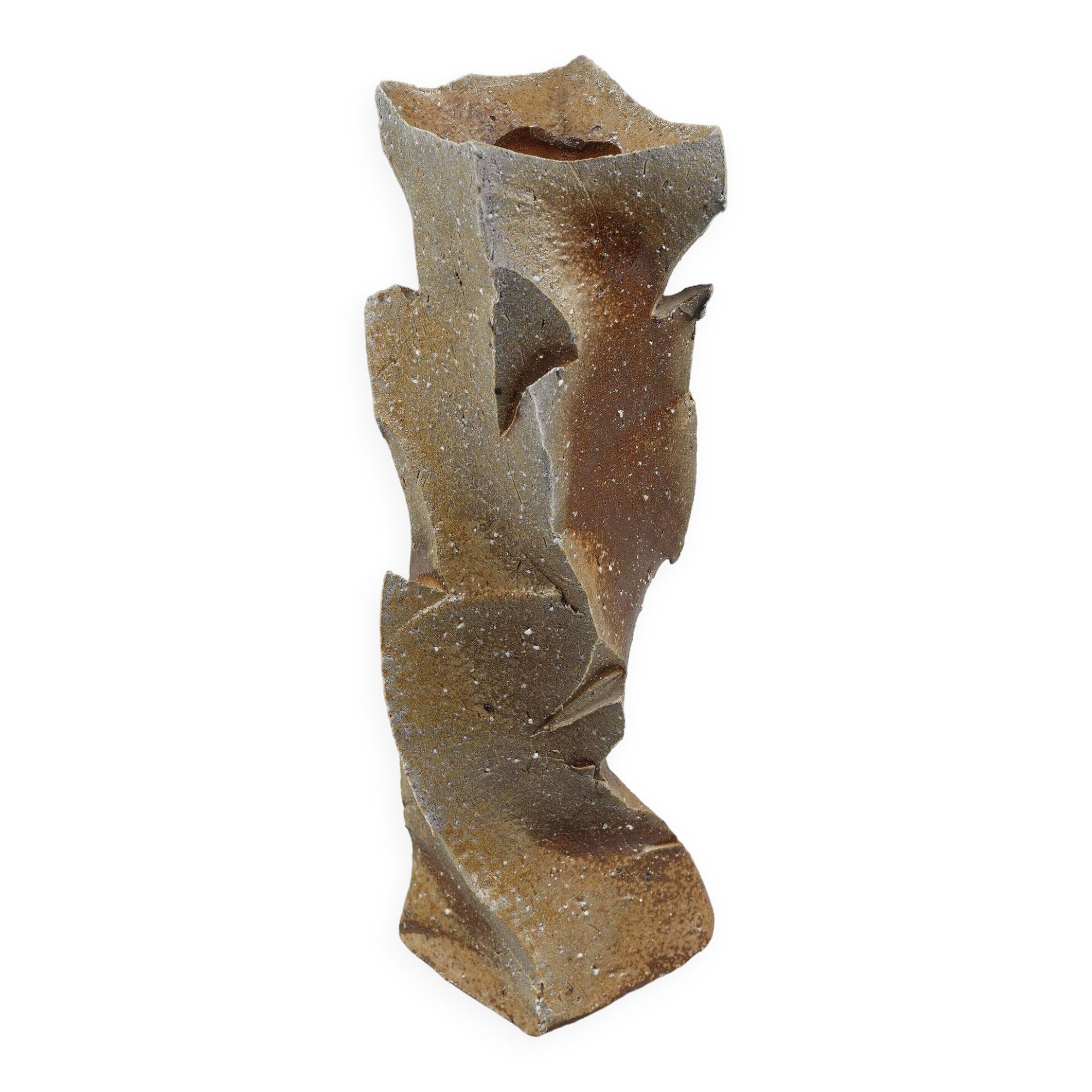 Soliflore Bizen pottery sculpture from Mori Taiga, Japan