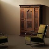 Armoire bavaroise peinte en pin massif – XVIIIᵉ siècle