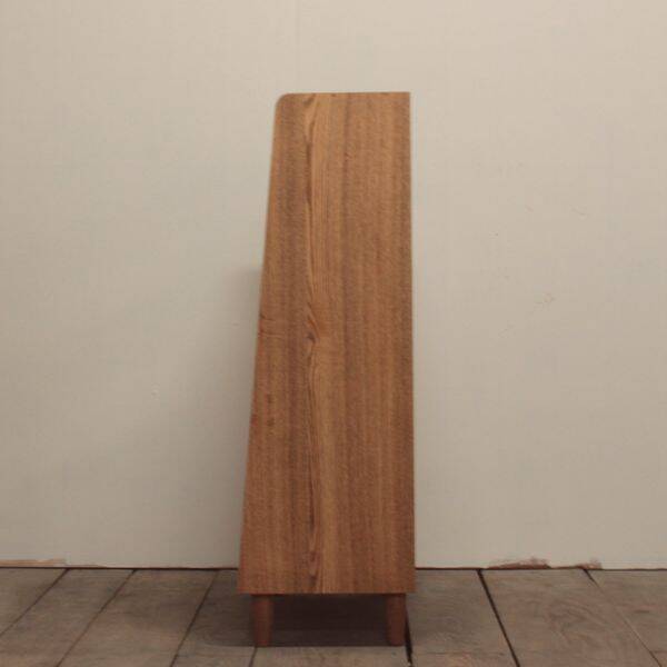 Slanted Oak Bookshelf