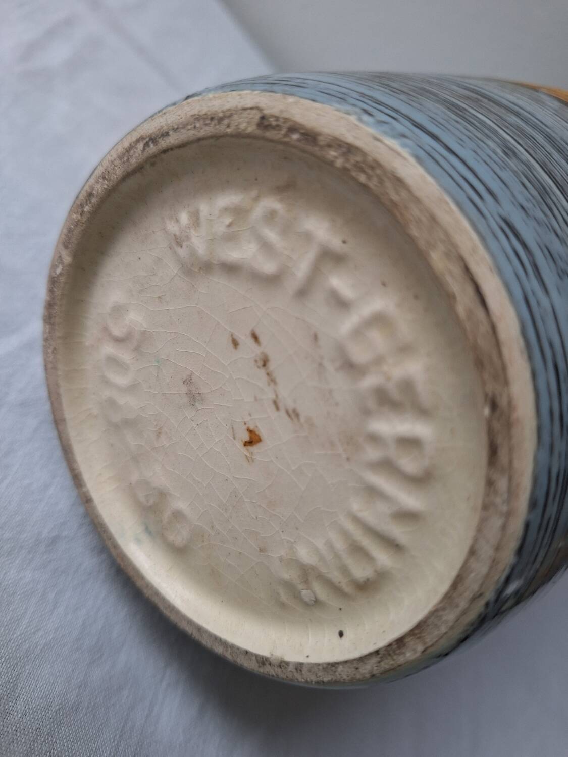 West Germany vase, carafe, vintage pitcher