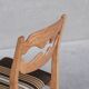 8 oak mid-century danish dining chairs