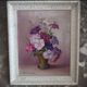 Reyne Marin DE PYERNE (20th century) Still life with bouquet of flowers oil on panel
