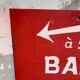 Tole sign painted "bar tobacco essence hairstyle"