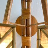 Double Bamboo Wall Sconce