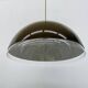 Mushroom hanging lamp brown , 1970s