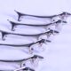 6 vintage metal dog-shaped knife holders