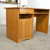 Bureau vintage en orme 1980