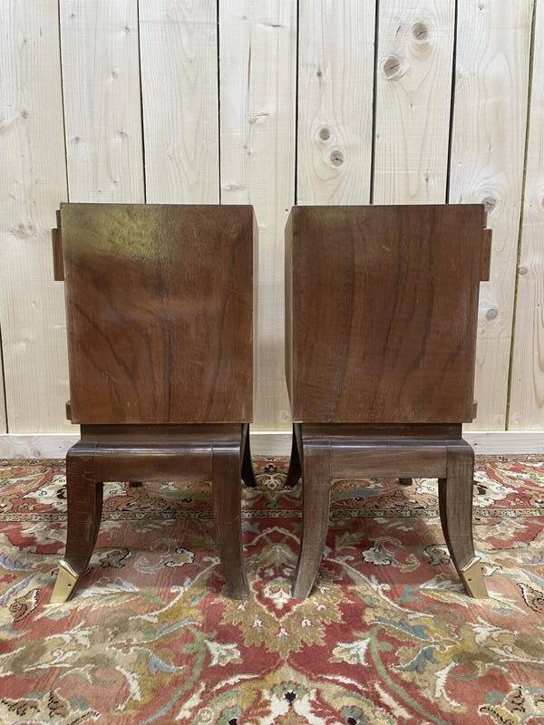 Paire de tables de chevets de style Art Déco